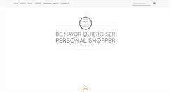 Desktop Screenshot of demayorquieroserpersonalshopper.com
